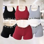 Kit com 3 Conjuntos Top + Short Algodão Penteado na Amazon