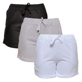Kit com 3 Shorts Style Feminino Part.B Sortidos na Casas Bahia