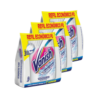 Kit Com 3 Tira Manchas Vanish White 400g na Carrefour
