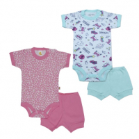 Kit Com 4 Peças Da Baby Duck (100% Algodão) na Shopee