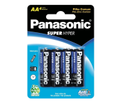 Kit com 4 pilhas Panasonic – AA na Amazon