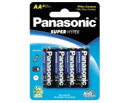Kit com 4 unidades de pilhas Panasonic AA na Amazon