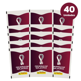 Kit com 40 Envelopes Copa do Mundo 2022 FIFA World Cup Qatar 2022 na Panini
