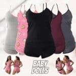 Kit com 5 Baby Dolls Paris Algodão Penteado na Amazon