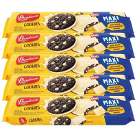 Kit Com 5 - Cookies Maxi Branco Bauducco 96g na Casas Bahia