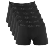 Kit com 6 Cuecas Boxer Black Edition – Polo Match na Amazon