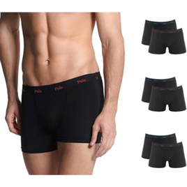 Kit com 6 Cuecas Boxer Cotton Comfort Polo Match - Masculino na Amazon