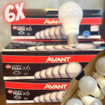 Kit com 6 Lâmpadas 9W LED Bulbo, Bivolt 6500K Branco frio, 274061473, Avant na Amazon