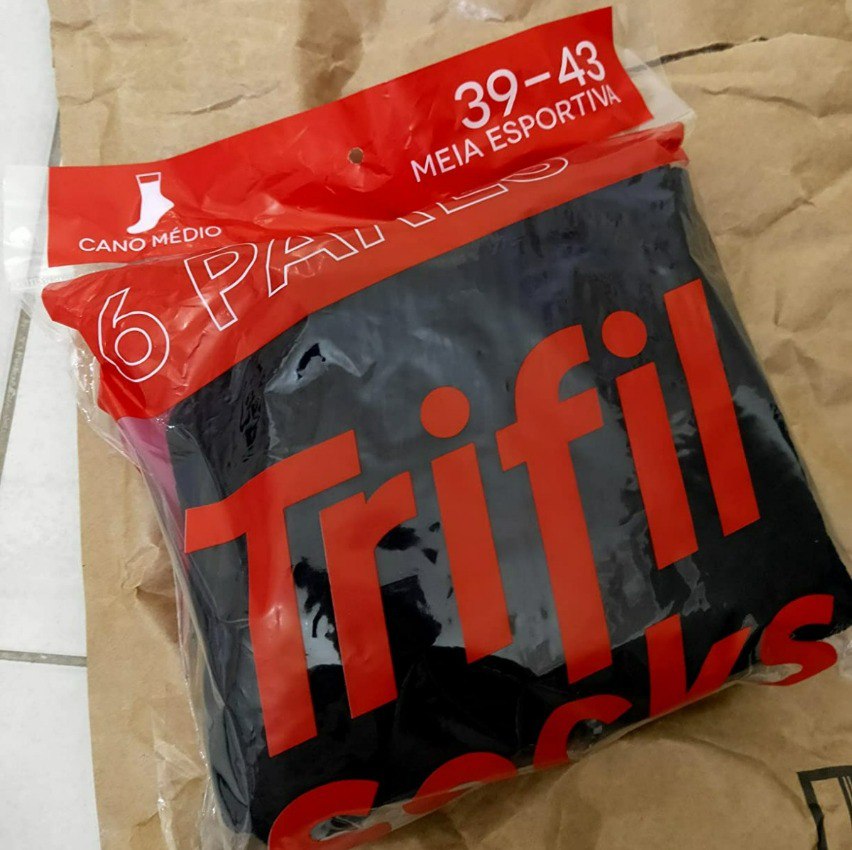 Kit com 6 Meias Básicas Atoalhadas, Trifil, Adulto Unissex, Preto, G na Amazon