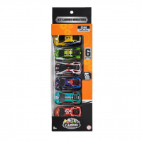 Kit Com 6 Mini Carrinhos Sport Pull Back Metal 7,5cm DM Collection na Amazon