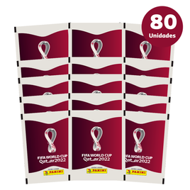 Kit com 80 Envelopes Copa do Mundo 2022 FIFA World Cup Qatar 2022 na Panini