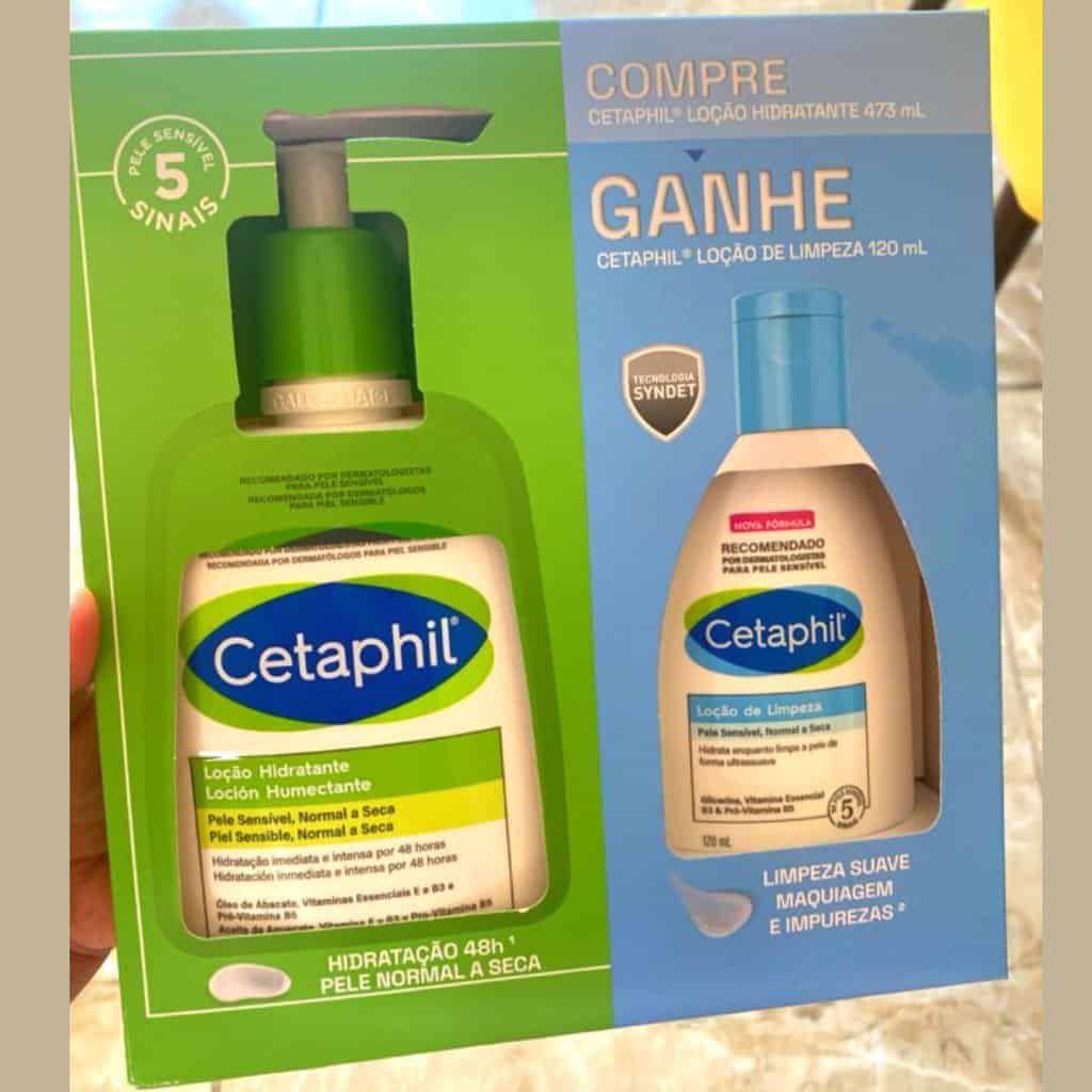 KIT COMPRE GANHE CETAPHIL LOÇÃO HIDRA 473ML + LOÇÃO LIMPEZA 120ML na Amazon