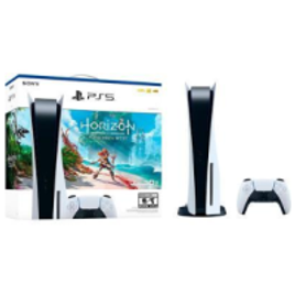 Kit Console PlayStation 5 (Com leitor de Disco) + Jogo Horizon Forbidden West (Digital) + Controle sem fio Sony DualSense na KaBuM!
