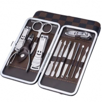 Kit Cortador De Unha Manicure Portatil Estojo Pinca Tesoura - Importação na Aliexpress
