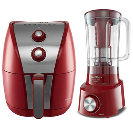 Kit Cozinha Britânia BKT79 Fritadeira Air Fry e Liquidificador na Britânia