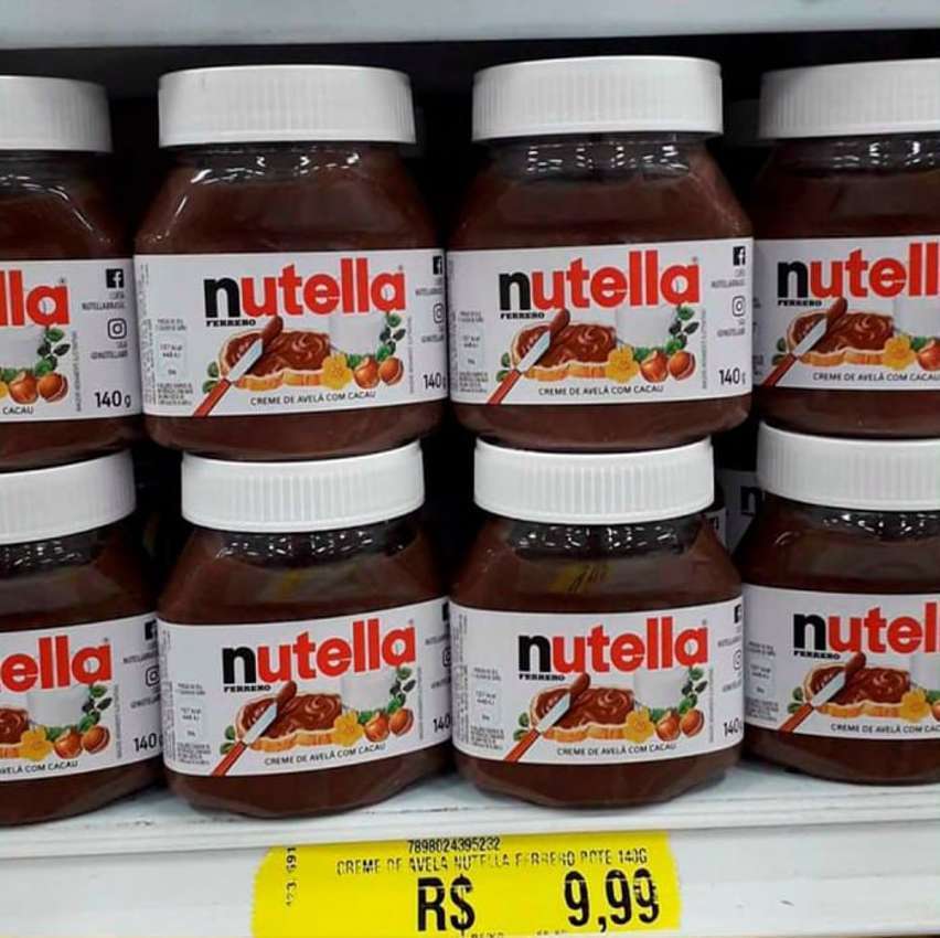 Kit Creme de Avelã com Cacau Nutella Ferrero – 140g 2 Unidades na Magazine Luiza