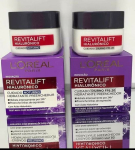 Kit Creme Facial Anti-idade L’Oréal Paris Revitalift Hialurônico Noturno + Diurno FPS 20, 49g na Amazon
