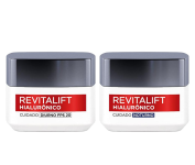 Kit Creme Facial Anti-idade L’Oréal Paris Revitalift Hialurônico Noturno + Diurno FPS 20, 49g na Amazon