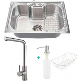 Kit Cuba para Cozinha com Acessórios Gourmet Aço Inox Carajás e Torneira Misturador Monocomando Gurupi na Amazon
