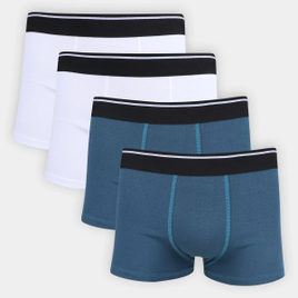 Kit Cueca Boxer La Math's 4 Peças Masculina na Netshoes