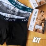 Kit Cueca Boxer Lacoste C/ 3 Peças Tam. P na Netshoes