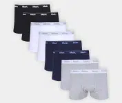 Kit Cueca Boxer Mash Cotton Masculina 8 Peças na Magazine Luiza
