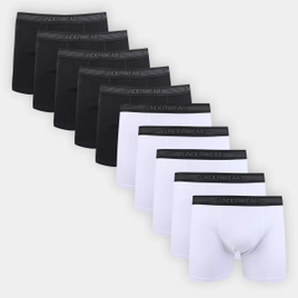 Kit Cueca Boxer Underwear com 10 Peças na Netshoes
