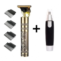 Kit Cuidados Masculinos - Barbeador E Aparador De Pelos Maquina Cortar Cabelo Dragão na Shopee