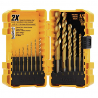 Kit De Brocas DEWALT DW1341, 14 Peças na Amazon