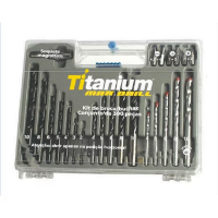 Kit De Brocas Soquetes Bits Bucha Com 300 Peças Max Drill Titanium - 7427 na Casas Bahia