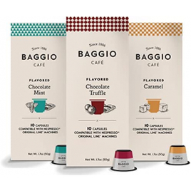 Kit de Cápsulas de Café Aromas Baggio Café Compatível com Nespresso Contém 60 Cápsulas na Amazon