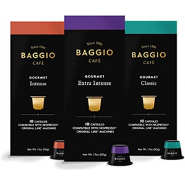 Kit de Cápsulas de Café Baggio Compatível com Nespresso - 60 Cápsulas na Amazon