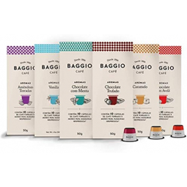 Kit de Cápsulas de Café Experience Baggio Café compatível com Nespresso - 60 cápsulas na Amazon