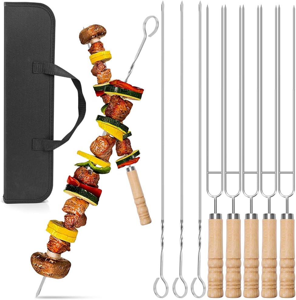 Kit de Churrasco, Kit 10 Espetos Artesanais Inox P/Churrasco na Amazon