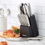 Kit de facas de cozinha Farberware 5152497, preto, 15 peças na Amazon