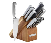 Kit de facas Sabatier com bloco de madeira, 15 peças na Amazon