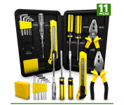 Kit de Ferramentas Com Maleta 11 Peças Alicate Chave Phillips Fenda na Magazine Luiza