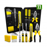 Kit De Ferramentas Com Maleta 11 Peças Alicate Chave Phillips Fenda na Magazine Luiza