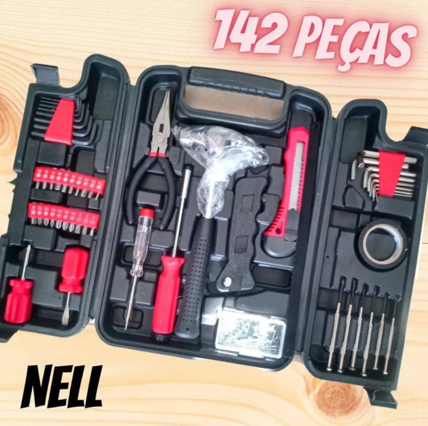Kit de Ferramentas Fasterr 142 peças na Casas Bahia