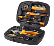 Kit de Ferramentas Manuais WAP MKF21 com Trena, Chaves, Estilete, Alicate, Maleta – 21 Peças na Casas Bahia