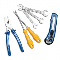 Kit De Ferramentas Tramontina Com Alicate Estilete/Chaves De Fenda/Chaves Fixas, 7 Peças na Magazine Luiza