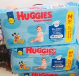 Kit de Fraldas Huggies Hiper Tripla Proteção M – 92 unidades na Amazon