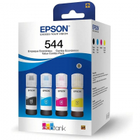 Kit De Garrafas De Tinta Original Epson EcoTank T544 - Magenta, Amarelo, Ciano, Preto na Amazon