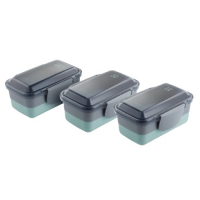 Kit De Marmiteiras Lunch Box Electrolux Verde 03 Unidades na Electrolux