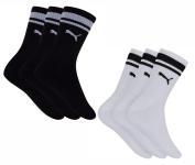 Kit de Meias Cano Médio Puma Esportiva com 3 Pares – 39 a 43 – Adulto na Centauro