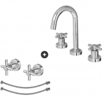 Kit De Misturador De Mesa E Acabamentos Para Lavatório Izy, Deca, Cromad na Amazon