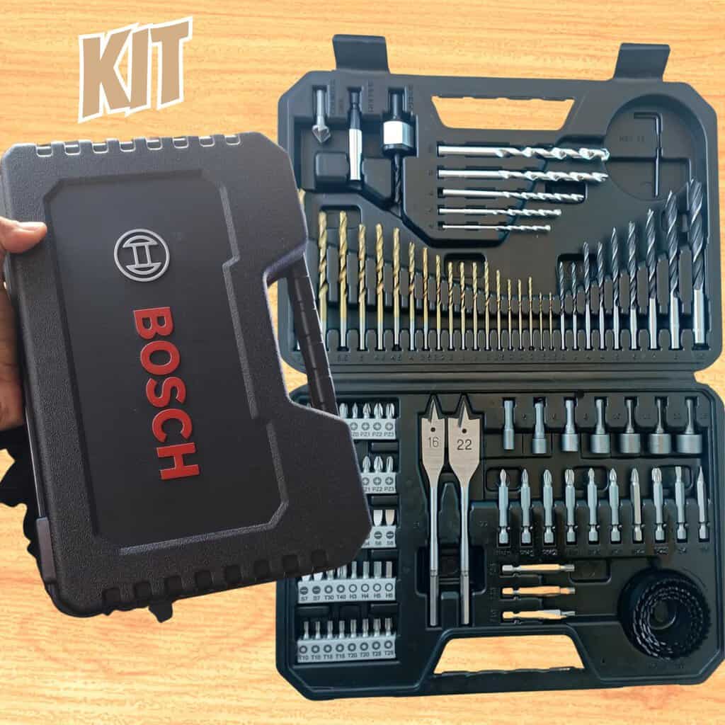 Kit de pontas e brocas Bosch com 103 peças na Amazon