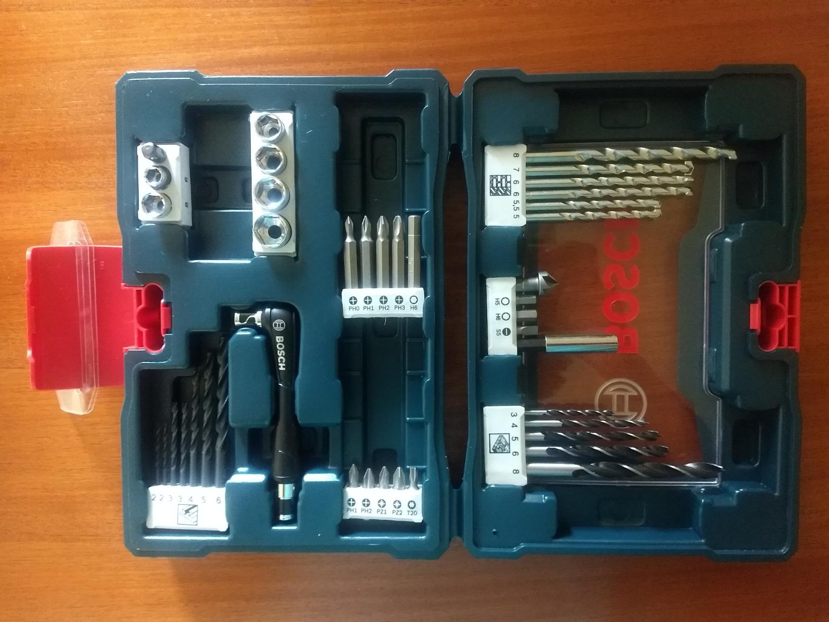 Kit de Pontas e Brocas Bosch V-Line 41 pçs na Amazon