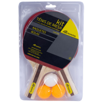 Kit De Tênis De Mesa Adams Com 2 Raquetes E 3 Bolinhas na Centauro