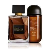 Kit Deo Parfum Essencial Único Masculino Com Refil na Natura
